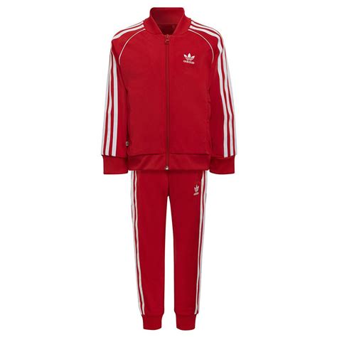 chandal rojo adidas